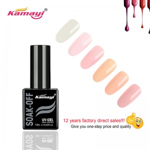 Kamayi Custom Brand Горячие Продажи 72 цветов Профессиональный Цвет Уф-Гель Nail Polish12ml Для Ногтей