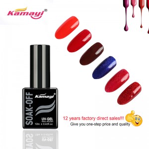 Kamayi 72 Color Гель-лак для ногтей высокого качества с длительным блеском Soak Off Gel Polish GP071